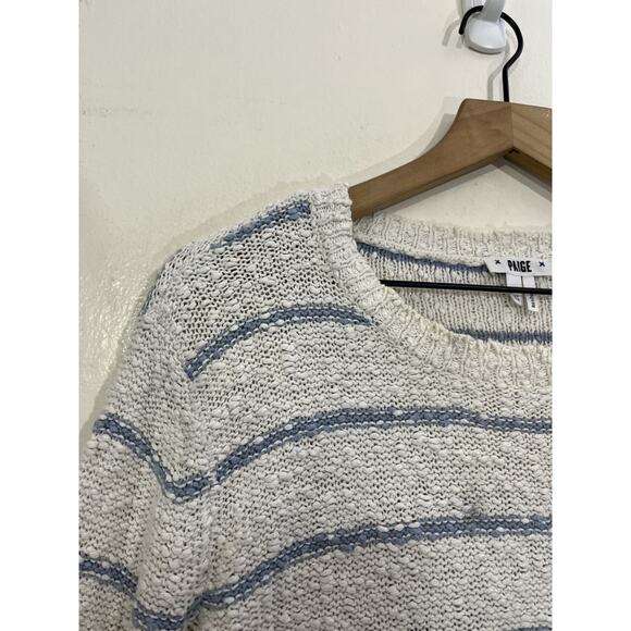 Coastal Nautical Minimalist Preppy Stripe Sweater XS Capsule Luxury Parisian Y2K - Picture 3 of 11